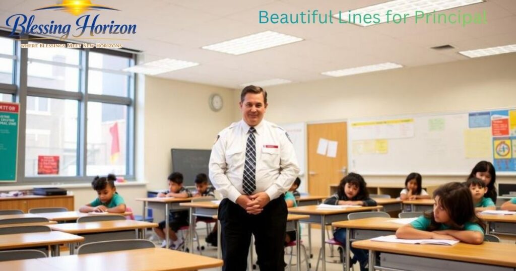 Beautiful Lines for Principal