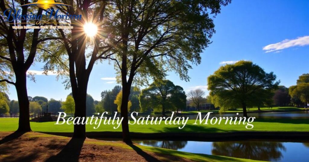 Beautiful Saturday Blessings