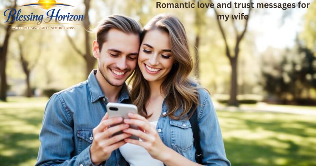 Romantic Love and Trust Messages for My Wife