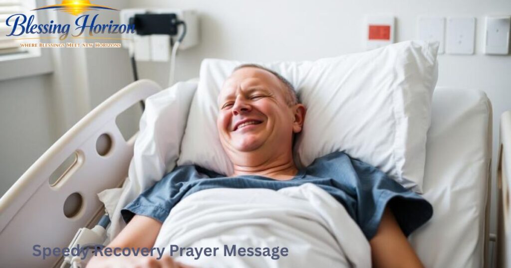 speedy recovery prayer message
